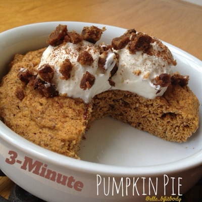 Three Minute Pumpkin Pie