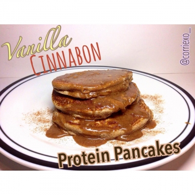 Vanilla Cinnabon Protein Pancakes