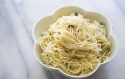Angel Hair Pasta With Garlic Herbs and Parmesan