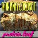 Banana Coconut Protein Loaf