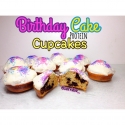 Birthday Cake Protein Cupcakes 