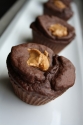 Black Bean Chocolate Peanut Butter  Protein Muffins