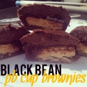 Black Beans Peanut Butter Brownie Cups