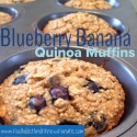 Blueberry Banana Quinoa Muffins