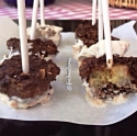 Butter Toffee Chocolate Covered Banana (Oat)Cake Pop Bites 