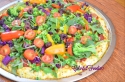 Cauliflower Crust Rainbow Pizza