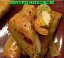 Chicken Avocado Egg Rolls