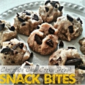 Chocolate Chip Cookie Dough Snack Bites