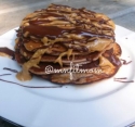Chocolate Chocolate Chip Banana Pancakes