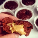 Chocolate Peanut Butter Protein Cupcakes!