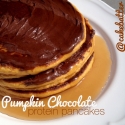 Chocolate Pumpkin Protein Pancakes