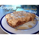 Cinnamon Oat Loaf With Cookie Dough Icing