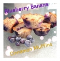 Clean Eating Blueberry Banana Cinnamon Muffins