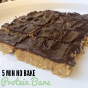 Five Minute No Bake Protein Bars