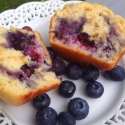 Giant Blueberry Bliss Protein Muffins