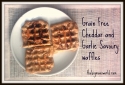 Grain Free Cheddar Garlic Waffles