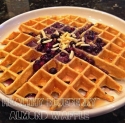 Healthy Blueberry Almond Waffle