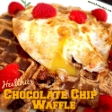 Healthy Chocolate Chip Cookie Waffle