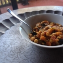 Kabocha and Chickpea Stew