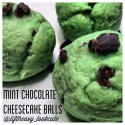 Mint Chocolate Cheesecake Balls