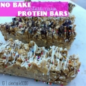 No-Bake Cake Batter Protein Bars