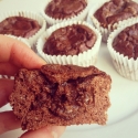 Nutella Protein Cupcakes With a Melting Nutella Centre