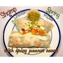 Shrimp & Chicken Spring Rolls 