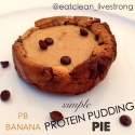 Simple Pb Banana Protein Pie
