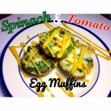 Spinach & Tomato Egg Muffins 