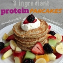 Three Ingredient Protein Pancakes