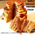 Triple Squash Protein Pancakes