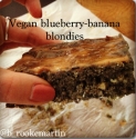Vegan Blueberry-Banana Blondies