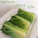 Vegetarian Lettuce Rolls
